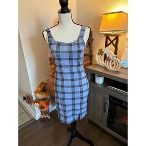 Popular Basics dress size large plaid